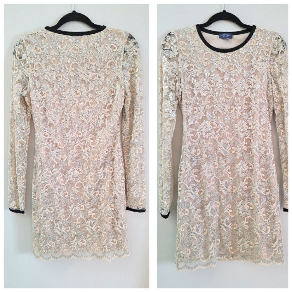 Gryphon Long sleeve lace dress Size M